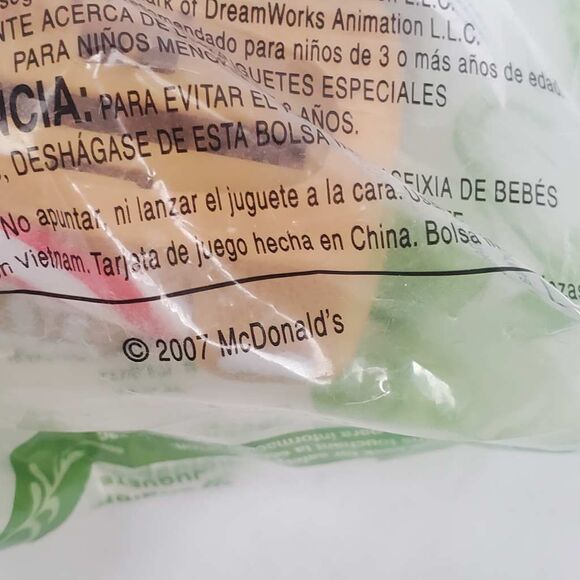 2007 McDonald’s Shrek the Third Gingy Match Up Challenge Toy #5 – Sealed - Picture 3 of 3